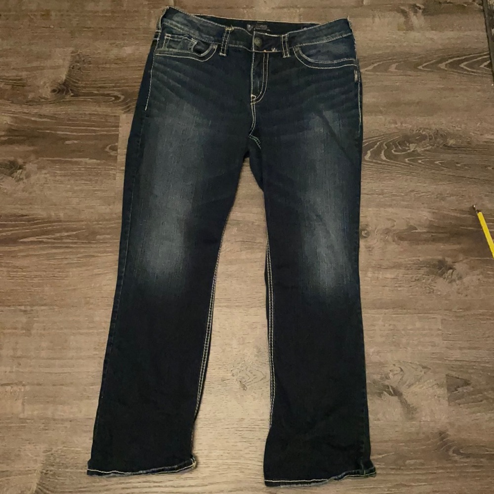 Silver jeans suki mid slim boot fluid denim